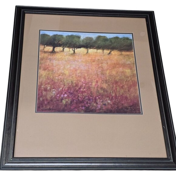 Orchard in Blossom by Ken Hildrew Framed Print 29" x 24" - Picture 1 of 16